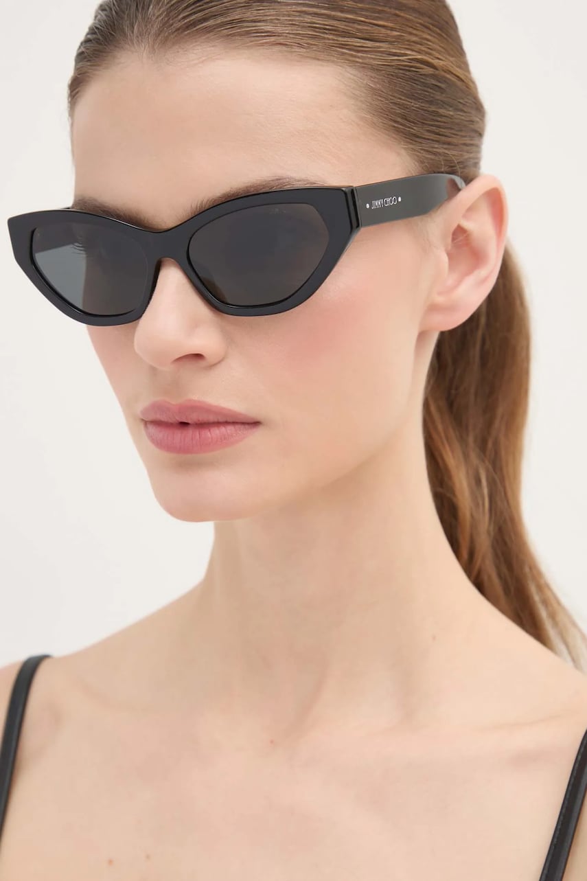 Jimmy Choo ochelari de soare femei, culoarea negru, 0JC5022B Jimmy Choo ochelari de soare femei, culoarea negru, 0JC5022B