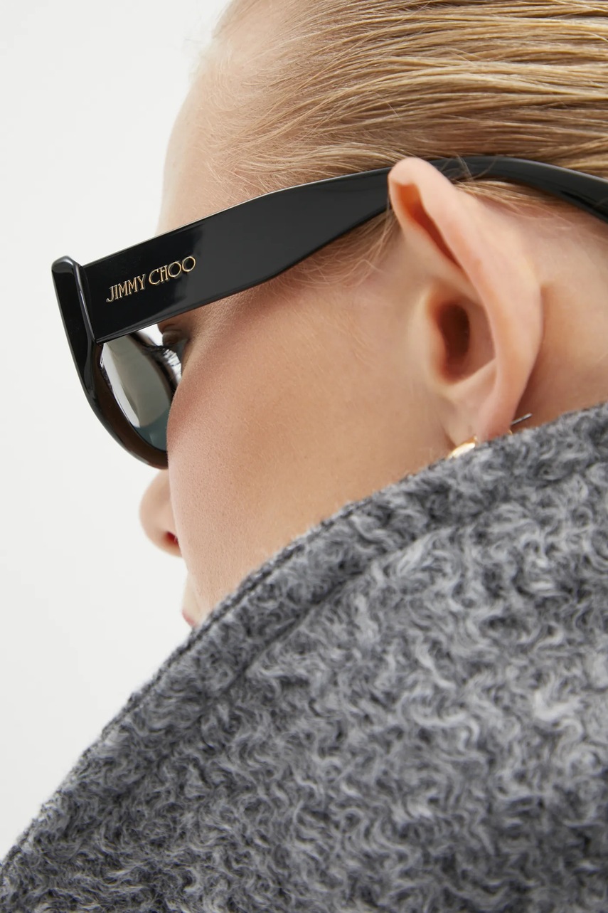 Γυαλιά ηλίου Jimmy Choo χρώμα: μαύρο, 0JC5029U φωτογραφία