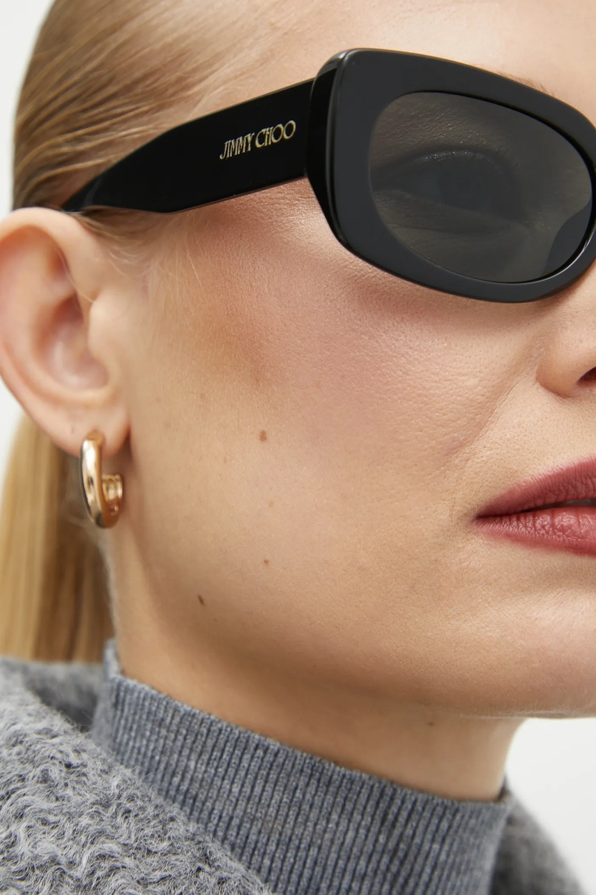 Γυαλιά ηλίου Jimmy Choo χρώμα: μαύρο, 0JC5029U φωτογραφία