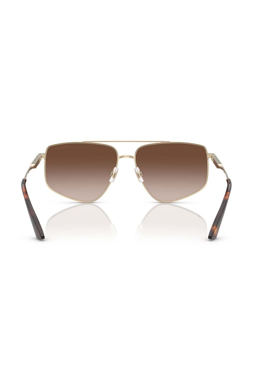 Γυαλιά ηλίου Jimmy Choo χρώμα: χρυσαφί, 0JC4011 φωτογραφία