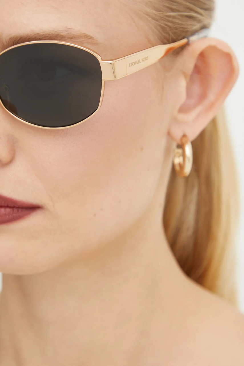 Сонцезахисні окуляри Michael Kors жіночі колір чорний 0MK1161 