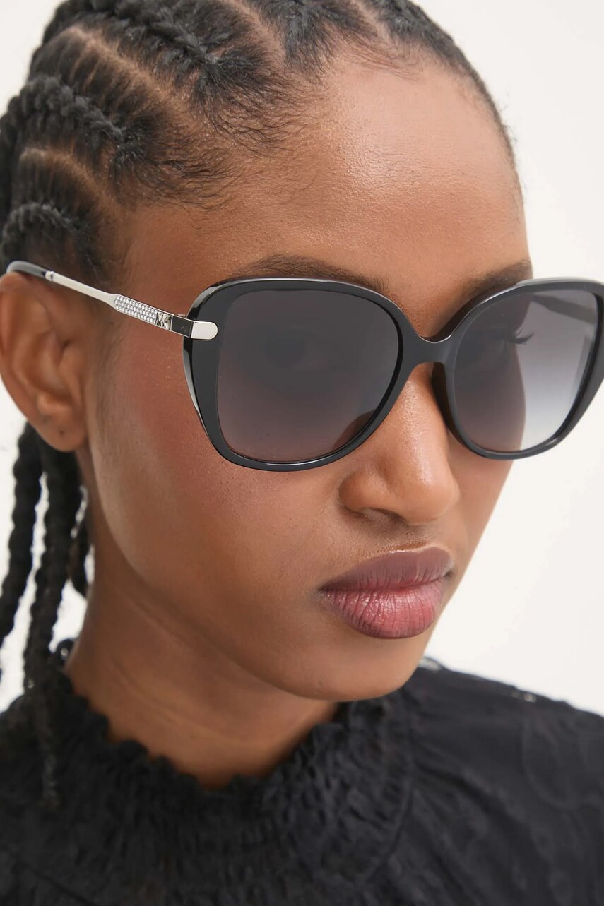 Michael Kors ochelari de soare femei, culoarea negru, 0MK2185BU