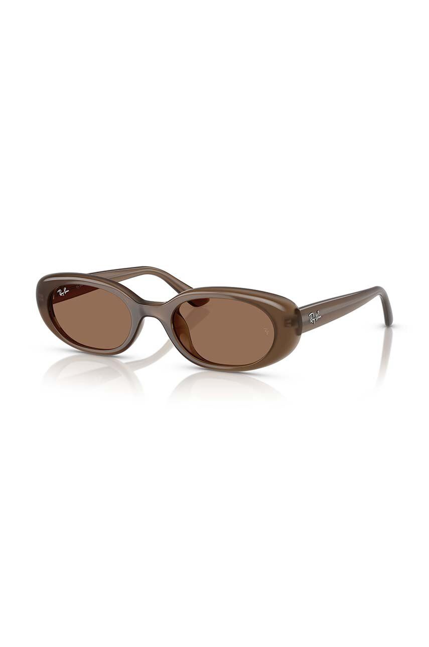 Ray-Ban ochelari de soare femei, culoarea maro, 0RB4441D