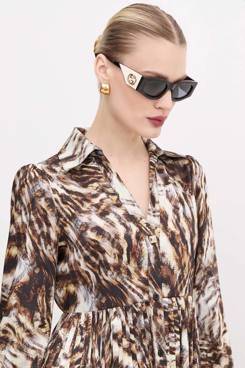 Gucci ochelari de soare femei, culoarea negru, GG1664S Gucci ochelari de soare femei, culoarea negru, GG1664S