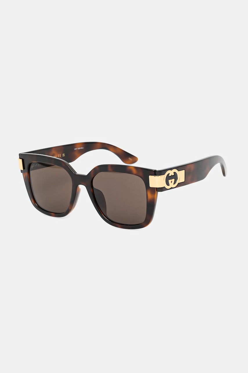 Gucci ochelari de soare femei, culoarea maro, GG1690SK
