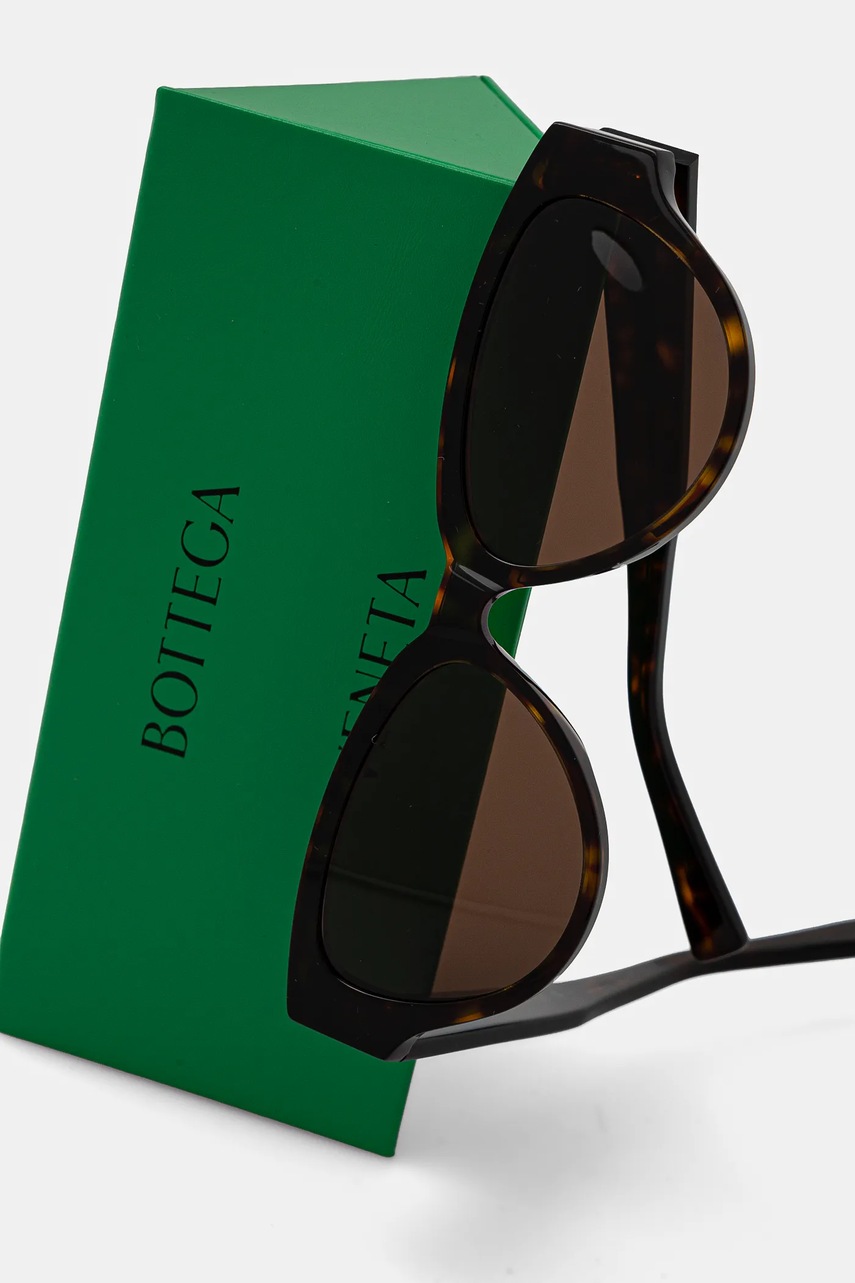 Γυαλιά ηλίου Bottega Veneta χρώμα: καφέ, BV1319S φωτογραφία