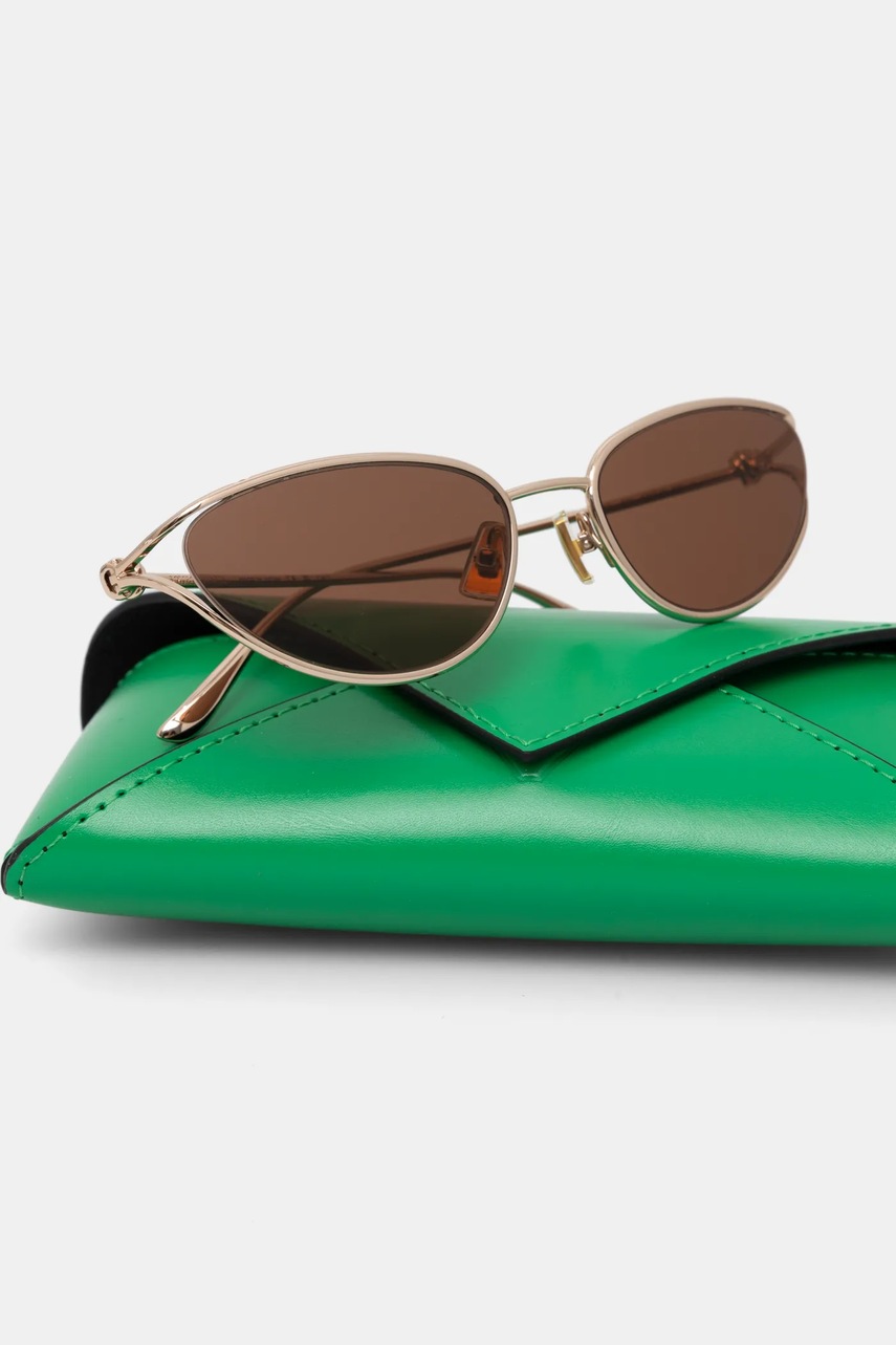 Γυαλιά ηλίου Bottega Veneta χρώμα: χρυσαφί, BV1330S φωτογραφία