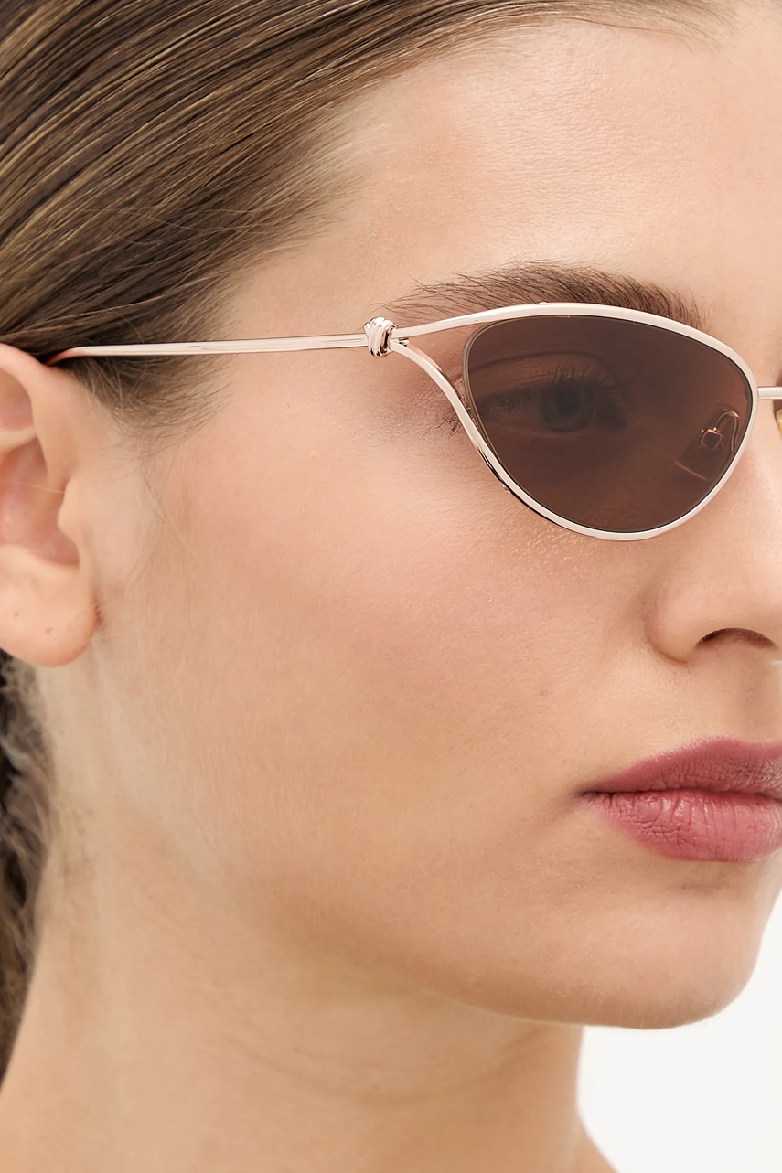 Γυαλιά ηλίου Bottega Veneta χρώμα: χρυσαφί, BV1330S φωτογραφία