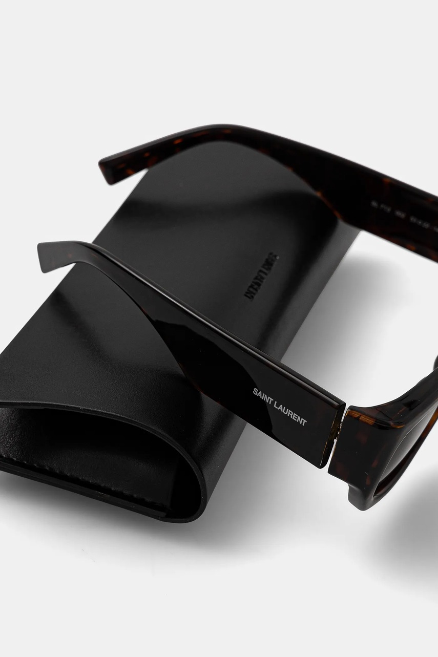 Γυαλιά ηλίου Saint Laurent χρώμα: καφέ, SL 713 φωτογραφία