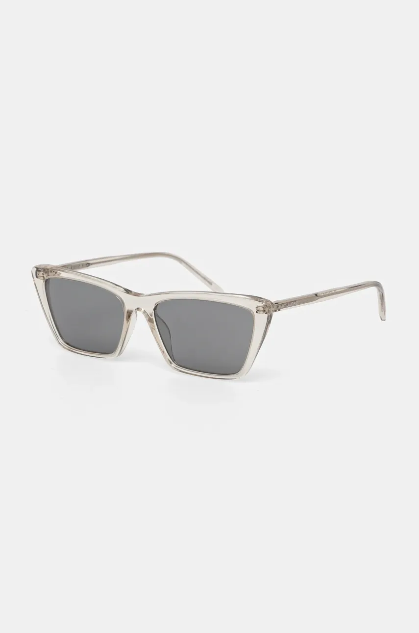 Солнцезащитные очки Saint Laurent женские цвет бежевый SL 737 MICA THIN Солнцезащитные очки Saint Laurent женские цвет бежевый SL 737 MICA THIN