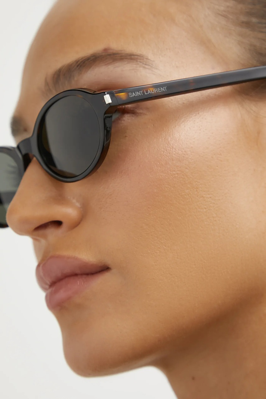Сонцезахисні окуляри Saint Laurent жіночі колір коричневий SL 751 JEANNE 