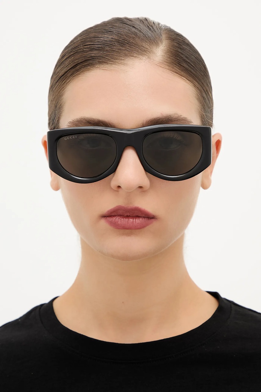 Γυαλιά ηλίου Gucci χρώμα: μαύρο, GG1917S φωτογραφία