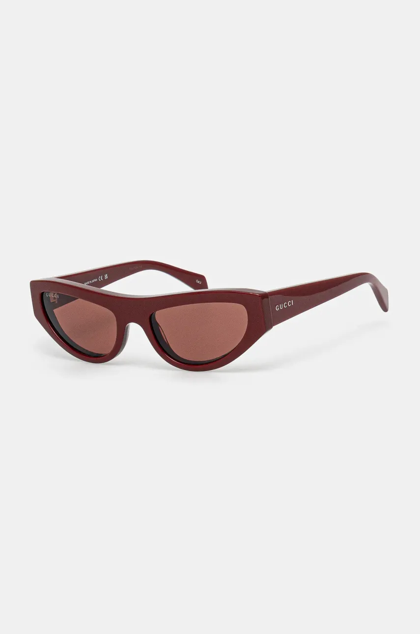 Gucci ochelari de soare femei, culoarea bordo, GG1919S