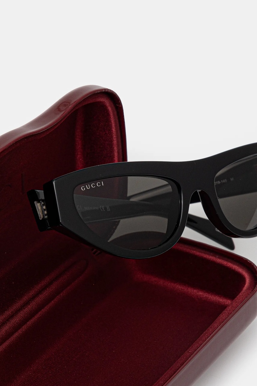 Сонцезахисні окуляри Gucci жіночі колір чорний GG1919S 
