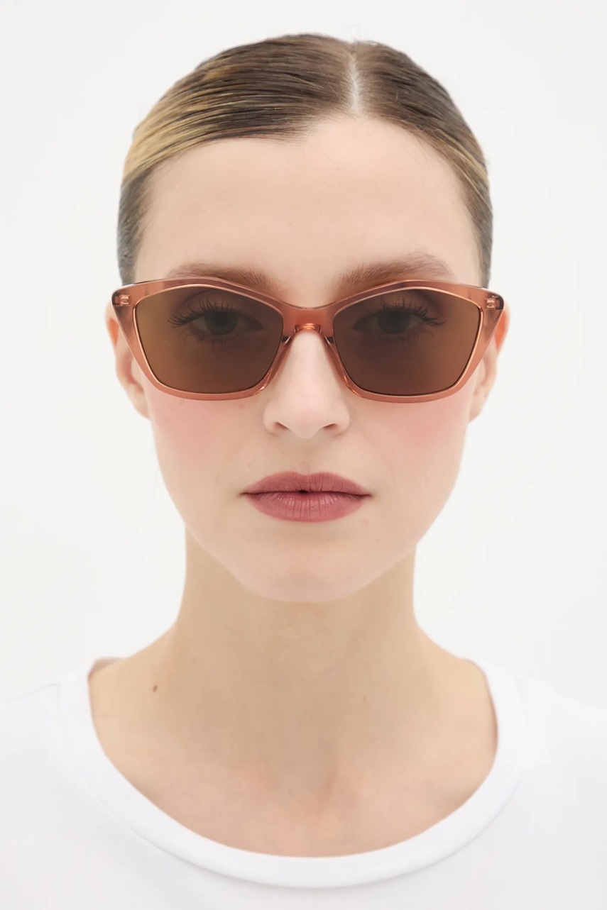 Γυαλιά ηλίου Saint Laurent χρώμα: μπεζ, SL 775 φωτογραφία