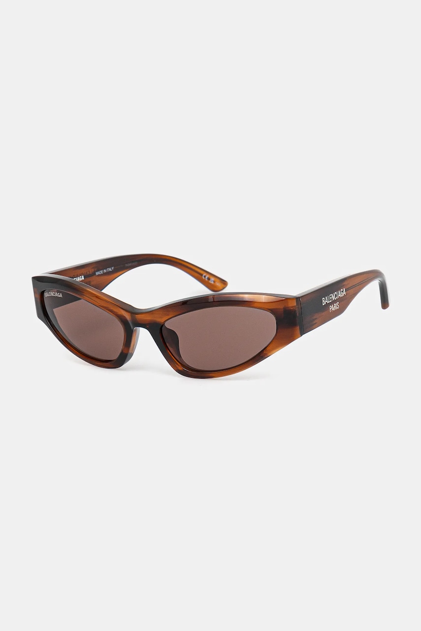 Balenciaga ochelari de soare femei, culoarea portocaliu, BB0387S Balenciaga ochelari de soare femei, culoarea portocaliu, BB0387S