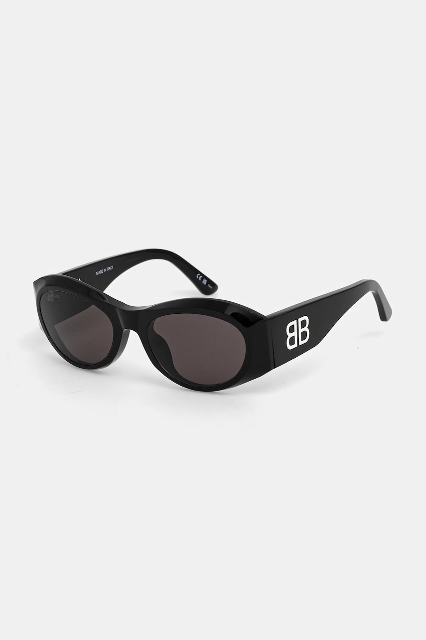 Balenciaga ochelari de soare femei, culoarea negru, BB0396SK Balenciaga ochelari de soare femei, culoarea negru, BB0396SK