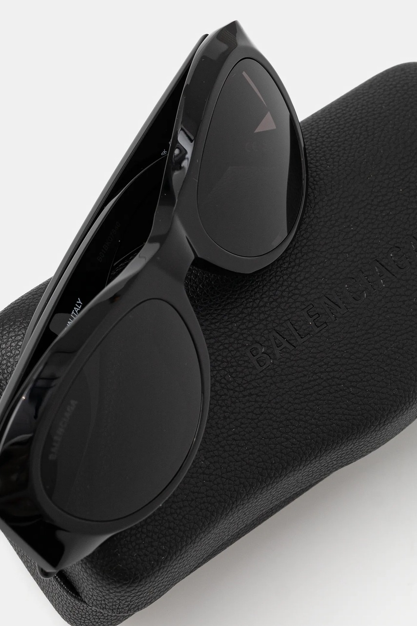 Γυαλιά ηλίου Balenciaga χρώμα: μαύρο, BB0396SK φωτογραφία