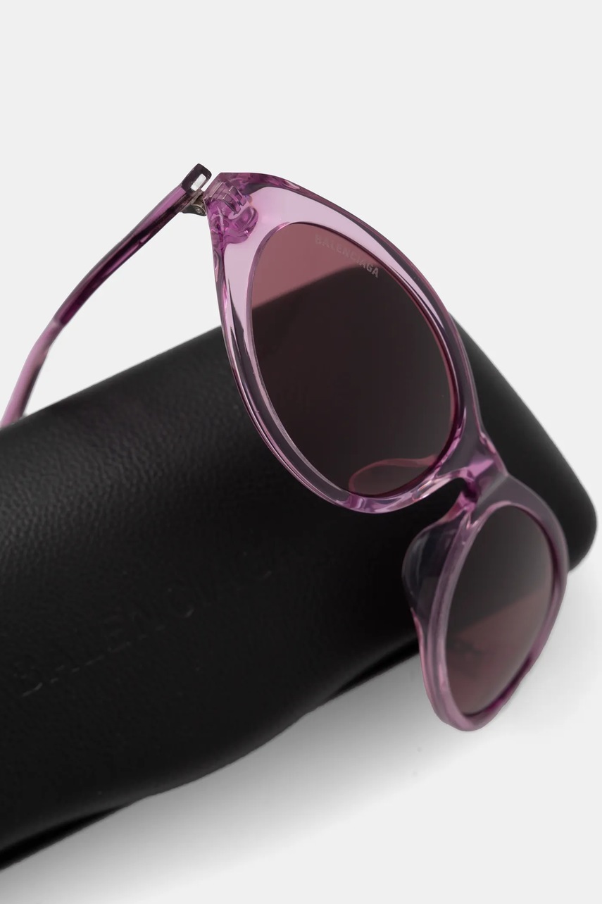 Сонцезахисні окуляри Balenciaga жіночі колір рожевий BB0404SK 