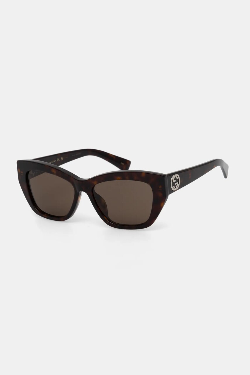 Gucci ochelari de soare femei, culoarea portocaliu, GG1844SA