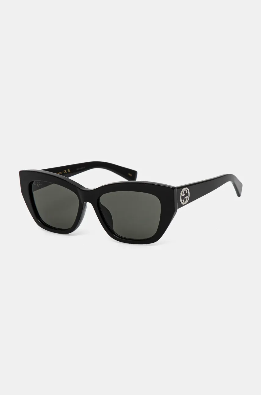 Gucci ochelari de soare femei, culoarea negru, GG1844SA