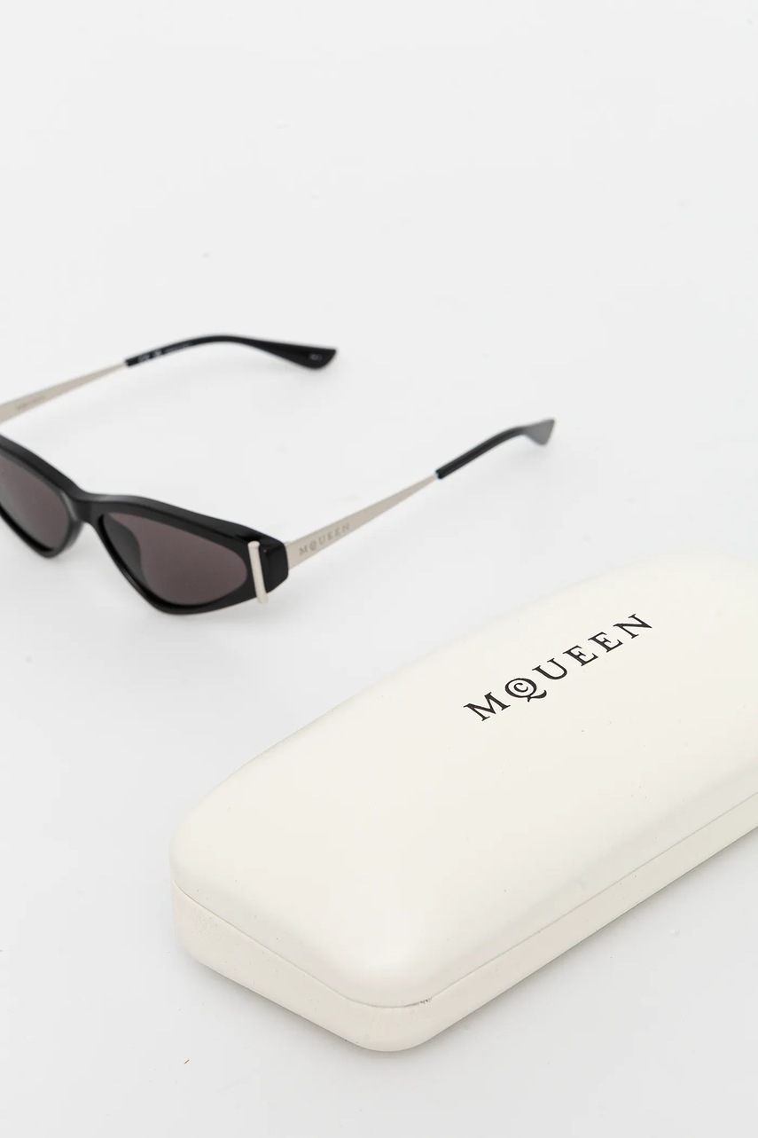 Γυαλιά Alexander McQueen χρώμα: μαύρο, AM0493S φωτογραφία