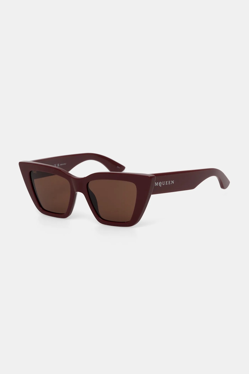 Alexander McQueen ochelari de soare femei, culoarea maro, AM0507S Alexander McQueen ochelari de soare femei, culoarea maro, AM0507S