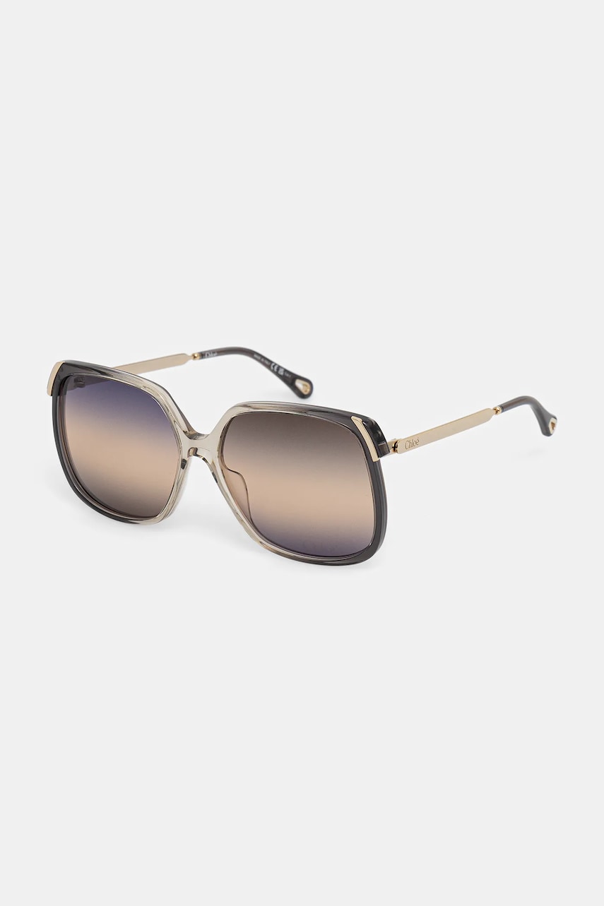 Chloé ochelari de soare culoarea auriu, CH0286S