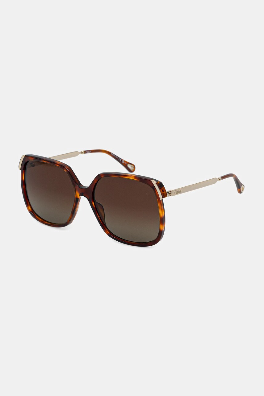 Chloé ochelari de soare culoarea bordo, CH0286S
