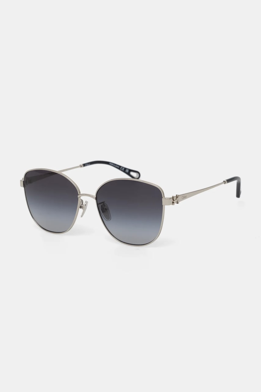 Chloé ochelari de soare femei, culoarea argintiu, CH0306SK Chloé ochelari de soare femei, culoarea argintiu, CH0306SK
