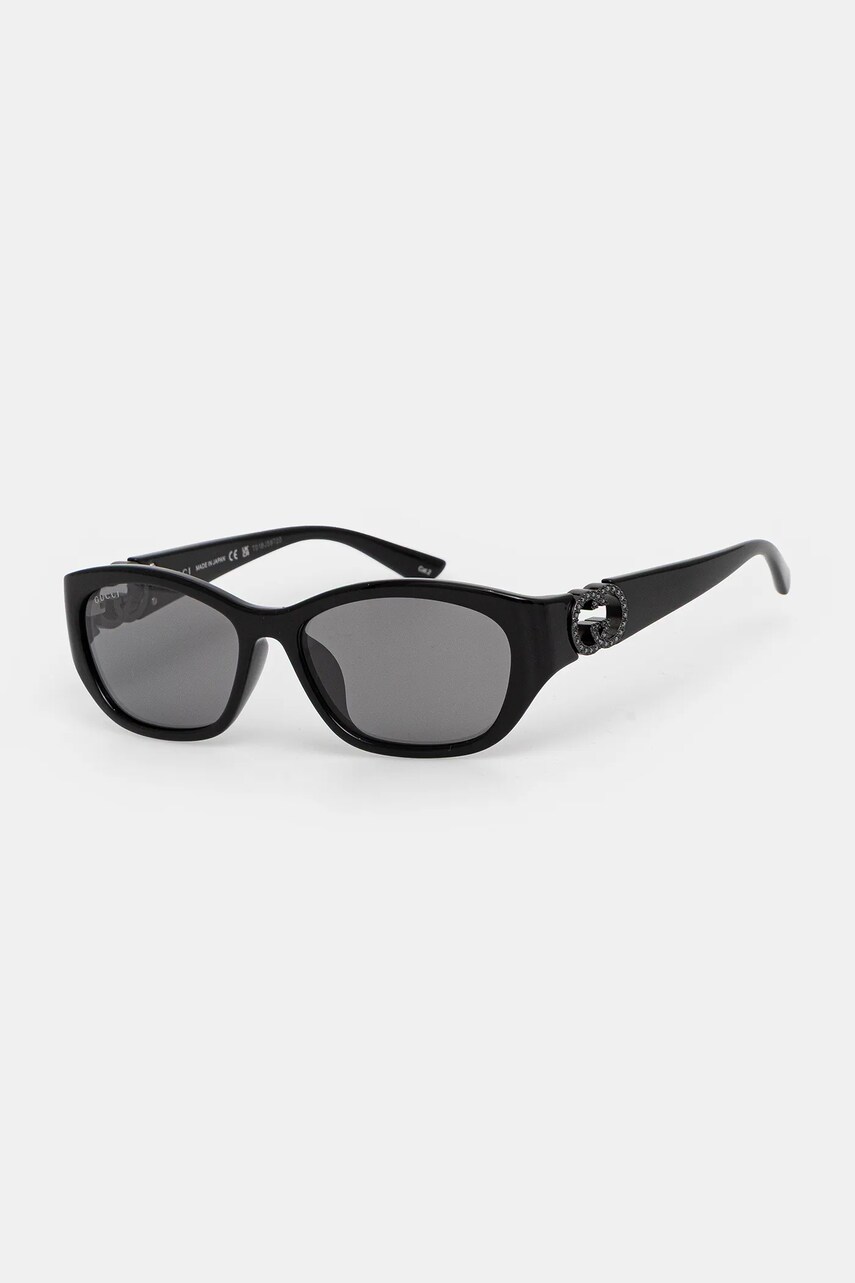 Gucci ochelari de soare femei, culoarea negru, GG1826SK