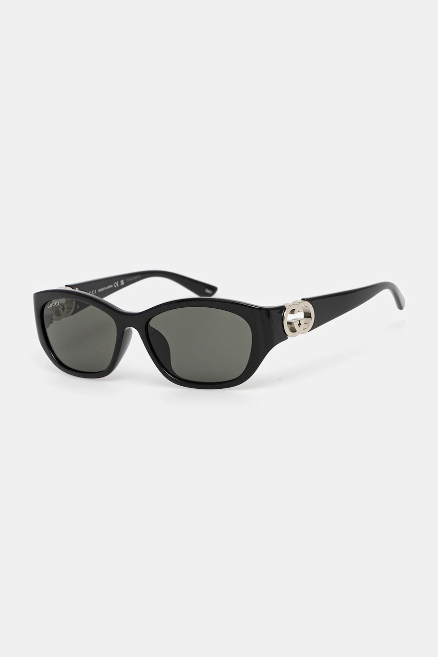 Gucci ochelari de soare femei, culoarea negru, GG1826SK