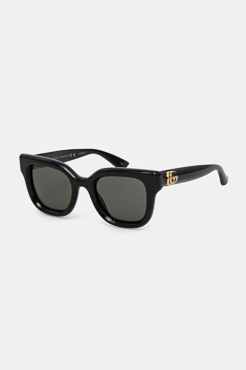 Gucci ochelari de soare femei, culoarea negru, GG1828S