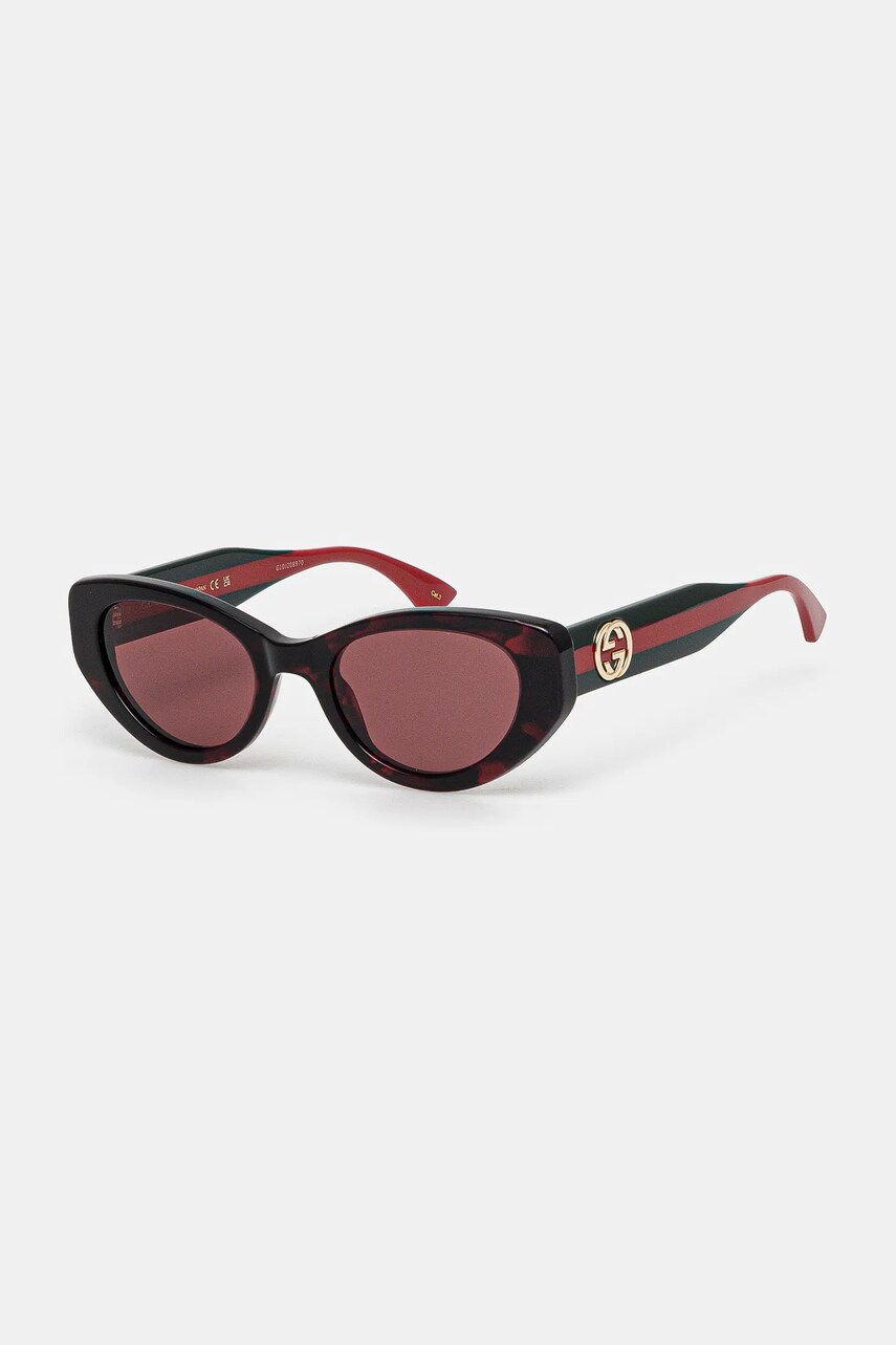 Gucci ochelari de soare femei, culoarea portocaliu, GG1862S