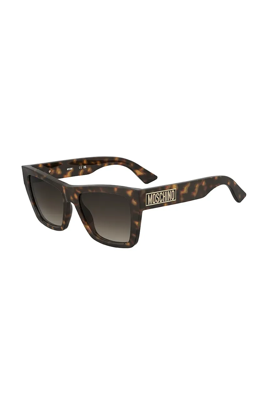 Moschino ochelari de soare femei, culoarea negru, MOS181/S