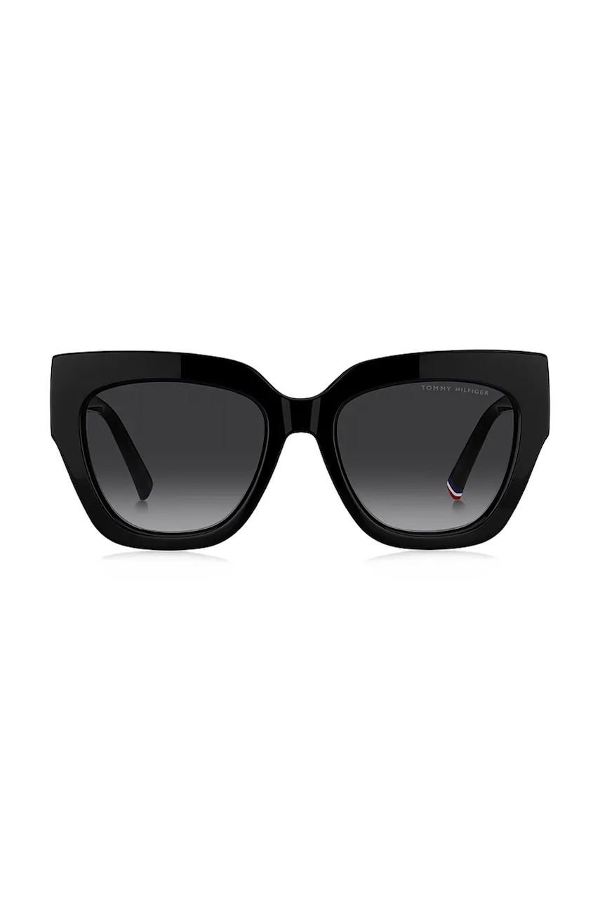 Солнцезащитные очки Tommy Hilfiger женские цвет чёрный TH 2223/S Солнцезащитные очки Tommy Hilfiger женские цвет чёрный TH 2223/S