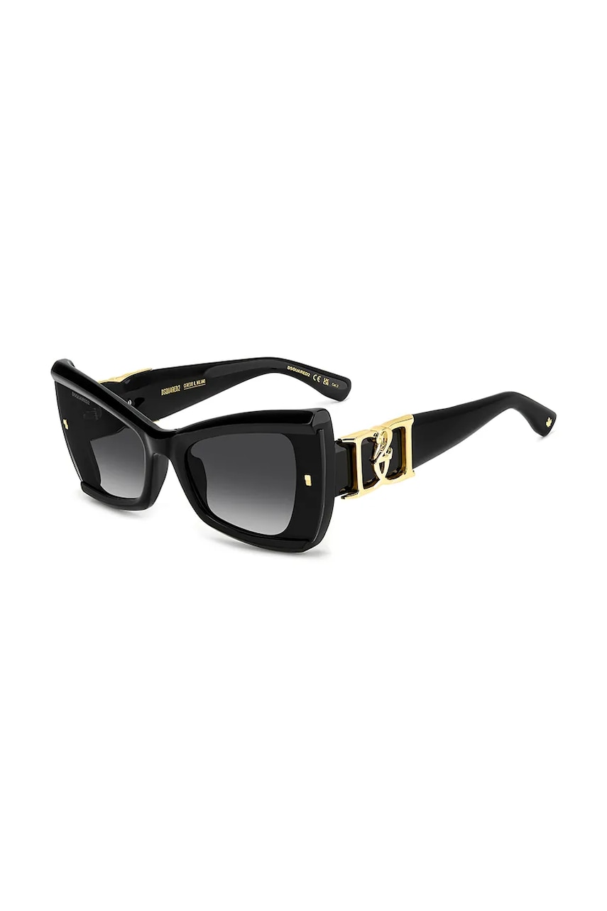 DSQUARED2 ochelari femei, culoarea negru, D2 0170/S DSQUARED2 ochelari femei, culoarea negru, D2 0170/S