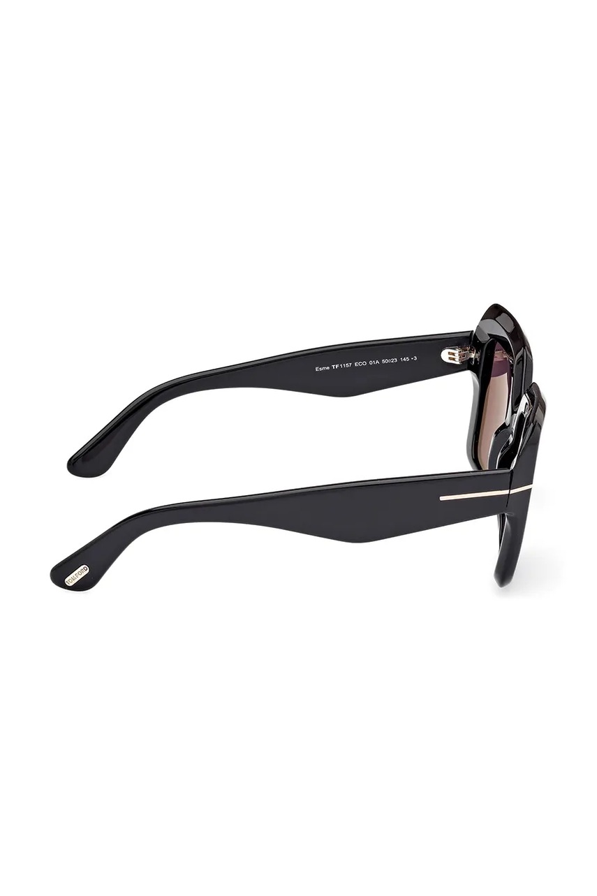 Γυαλιά ηλίου Tom Ford Esme χρώμα: μαύρο, FT1157_5001A φωτογραφία