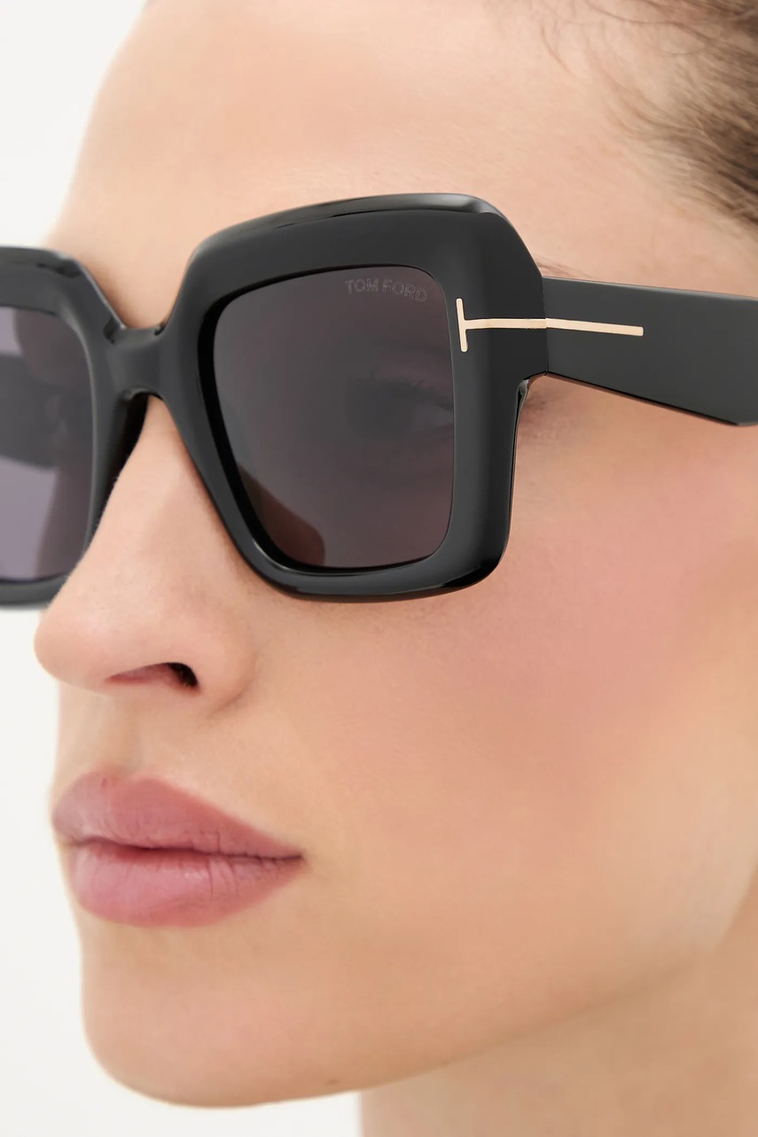 Γυαλιά ηλίου Tom Ford Esme χρώμα: μαύρο, FT1157_5001A φωτογραφία