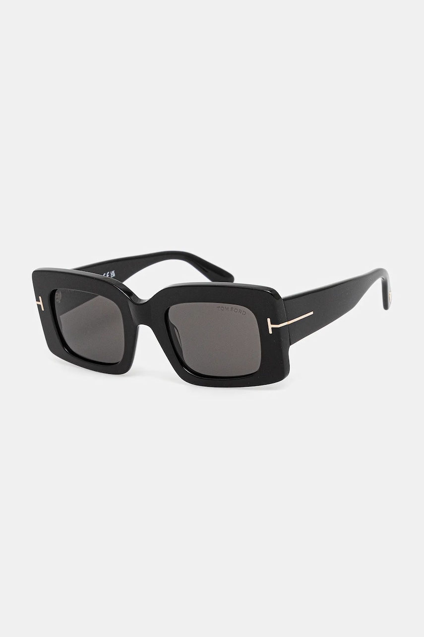 Tom Ford ochelari de soare Brigitta femei, culoarea negru, FT1188_5001A