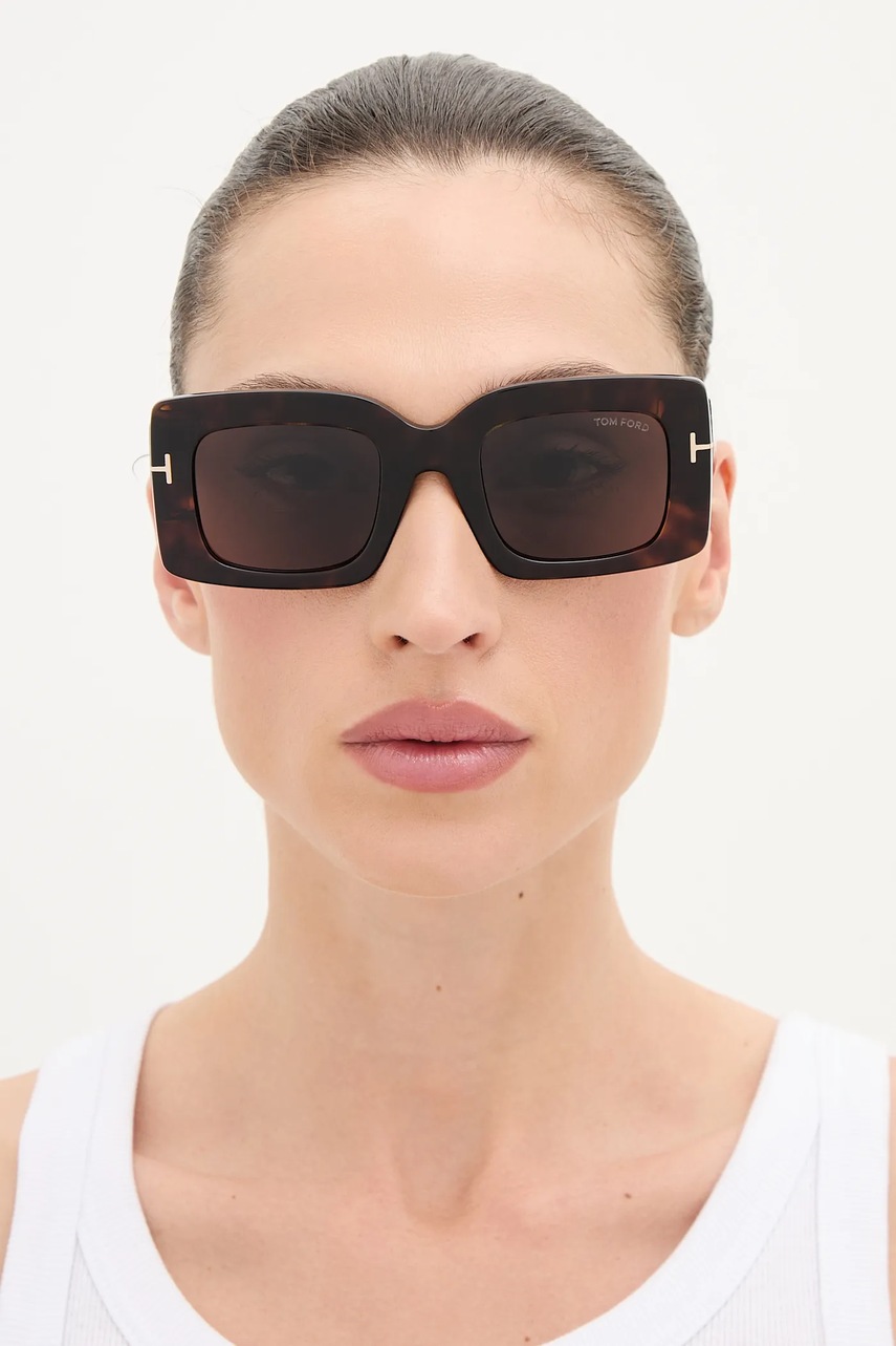 Γυαλιά ηλίου Tom Ford Brigitta χρώμα: μαύρο, FT1188_5052E φωτογραφία