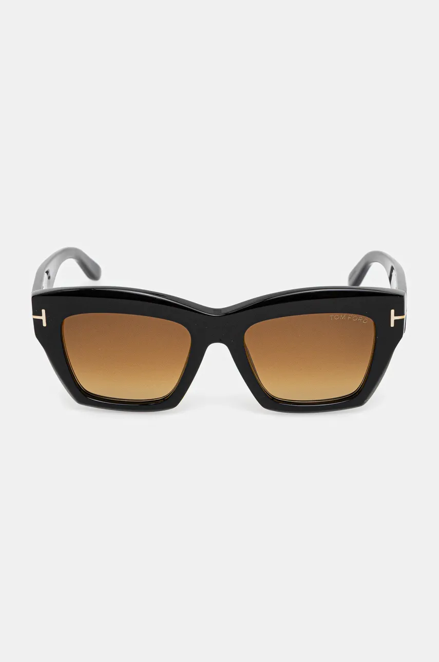 Солнцезащитные очки Tom Ford Luna женские цвет чёрный FT1191_5201F Солнцезащитные очки Tom Ford Luna женские цвет чёрный FT1191_5201F