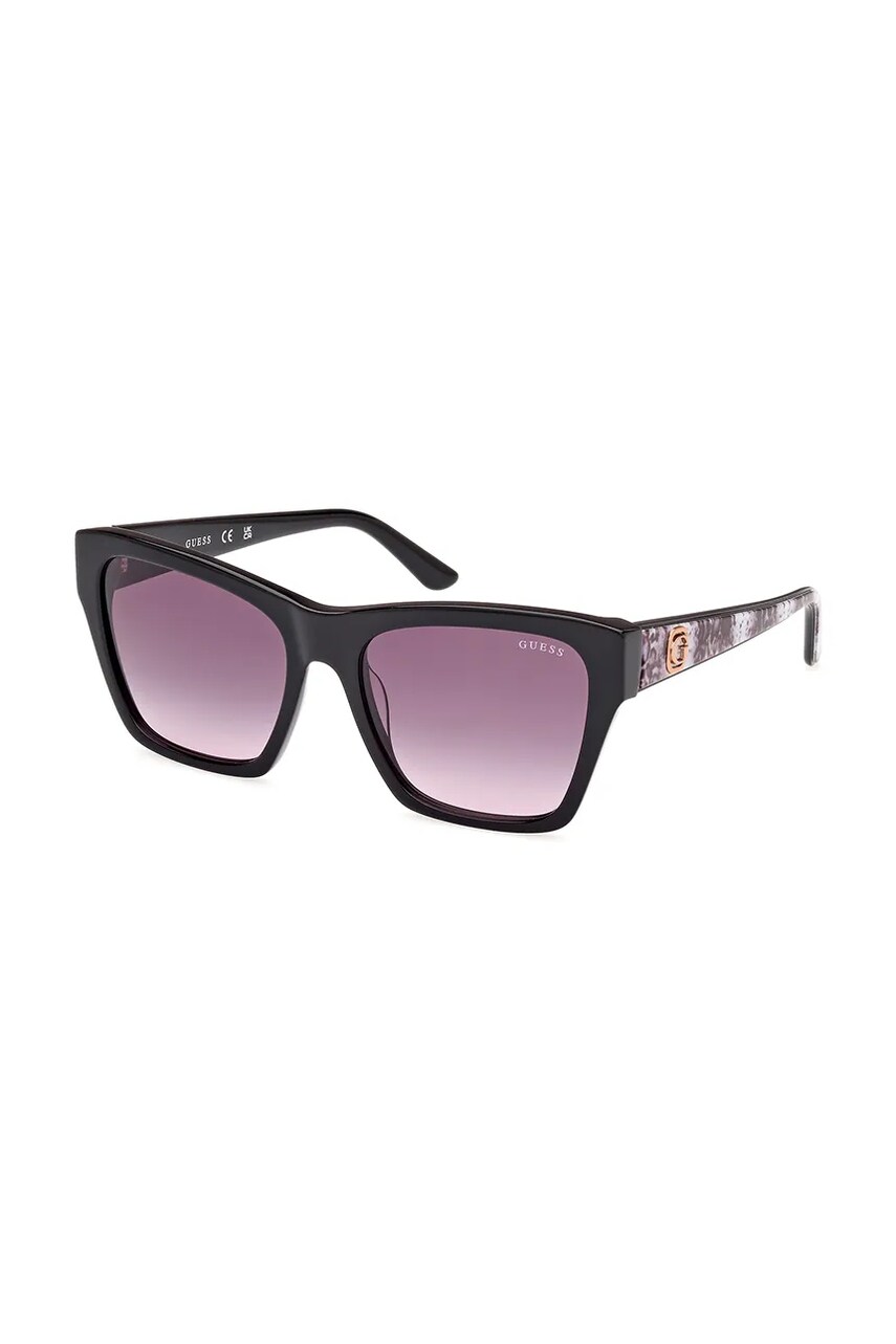 Levně Sluneční brýle Guess dámské, černá barva, GU00113_5501B