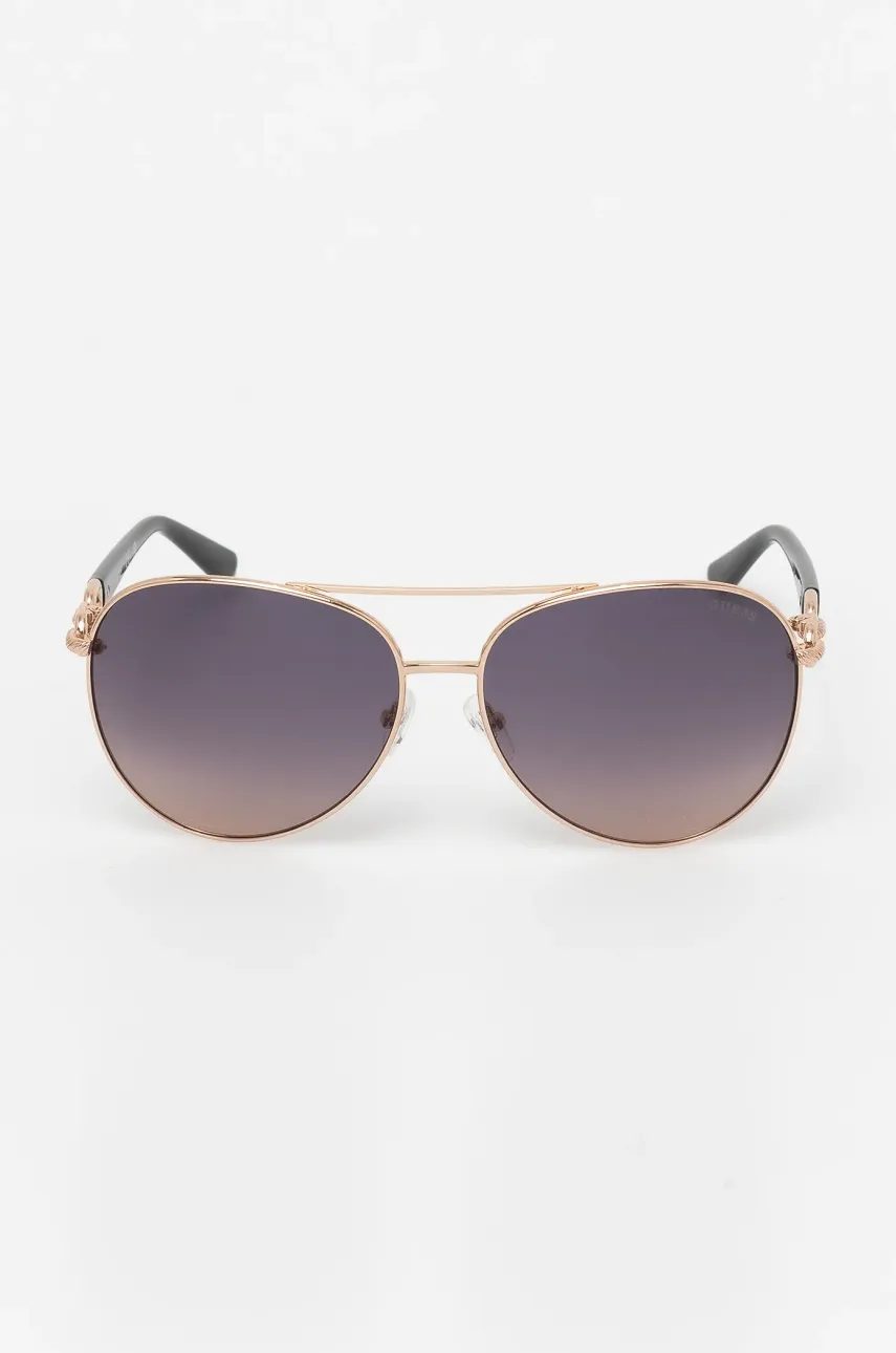 Солнцезащитные очки Guess женские цвет золотой GU00158_6128B Солнцезащитные очки Guess женские цвет золотой GU00158_6128B