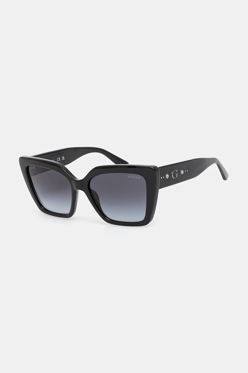 Guess okulary przeciwsłoneczne damskie kolor czarny GU00162_5501B