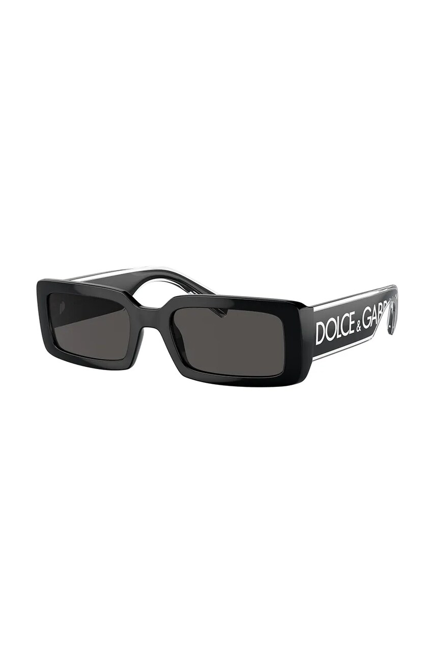 Dolce & Gabbana ochelari de soare femei, culoarea negru, 0DG6187
