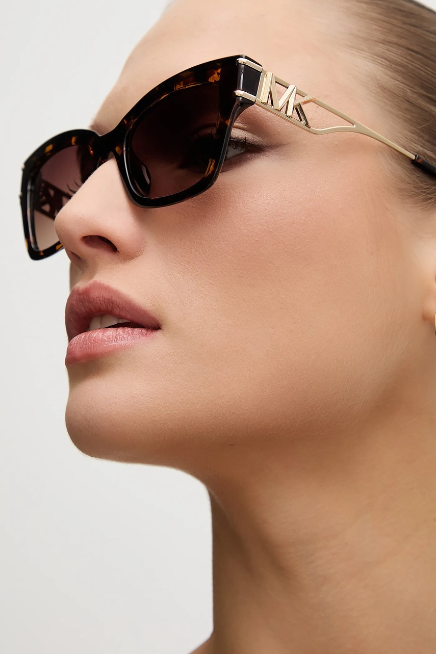 Γυαλιά ηλίου Michael Kors χρώμα: μπορντό, 0MK2237U φωτογραφία