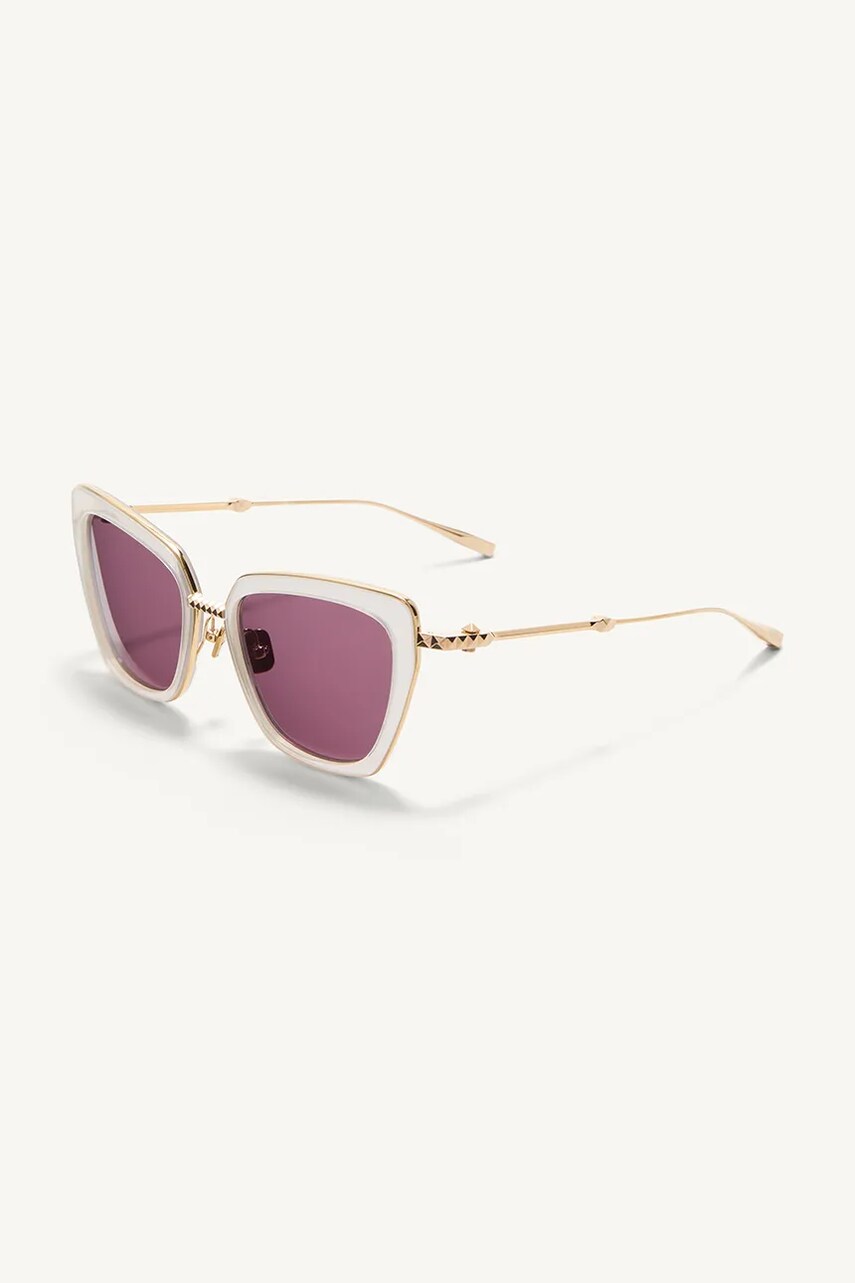 Valentino ochelari de soare V - DAYDREAM II femei, culoarea alb, VLS.165C