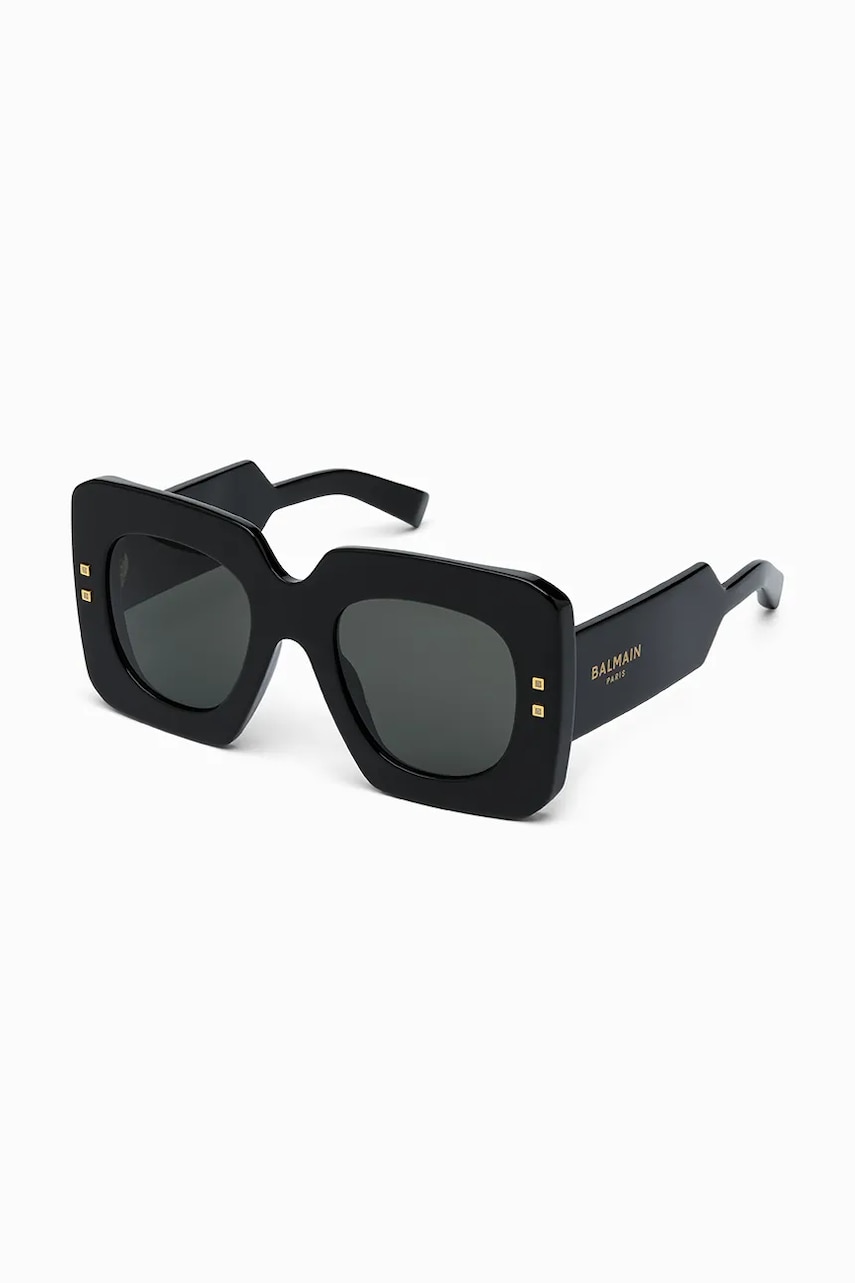 Balmain ochelari de soare B - BOLD femei, culoarea negru, BPS.180A