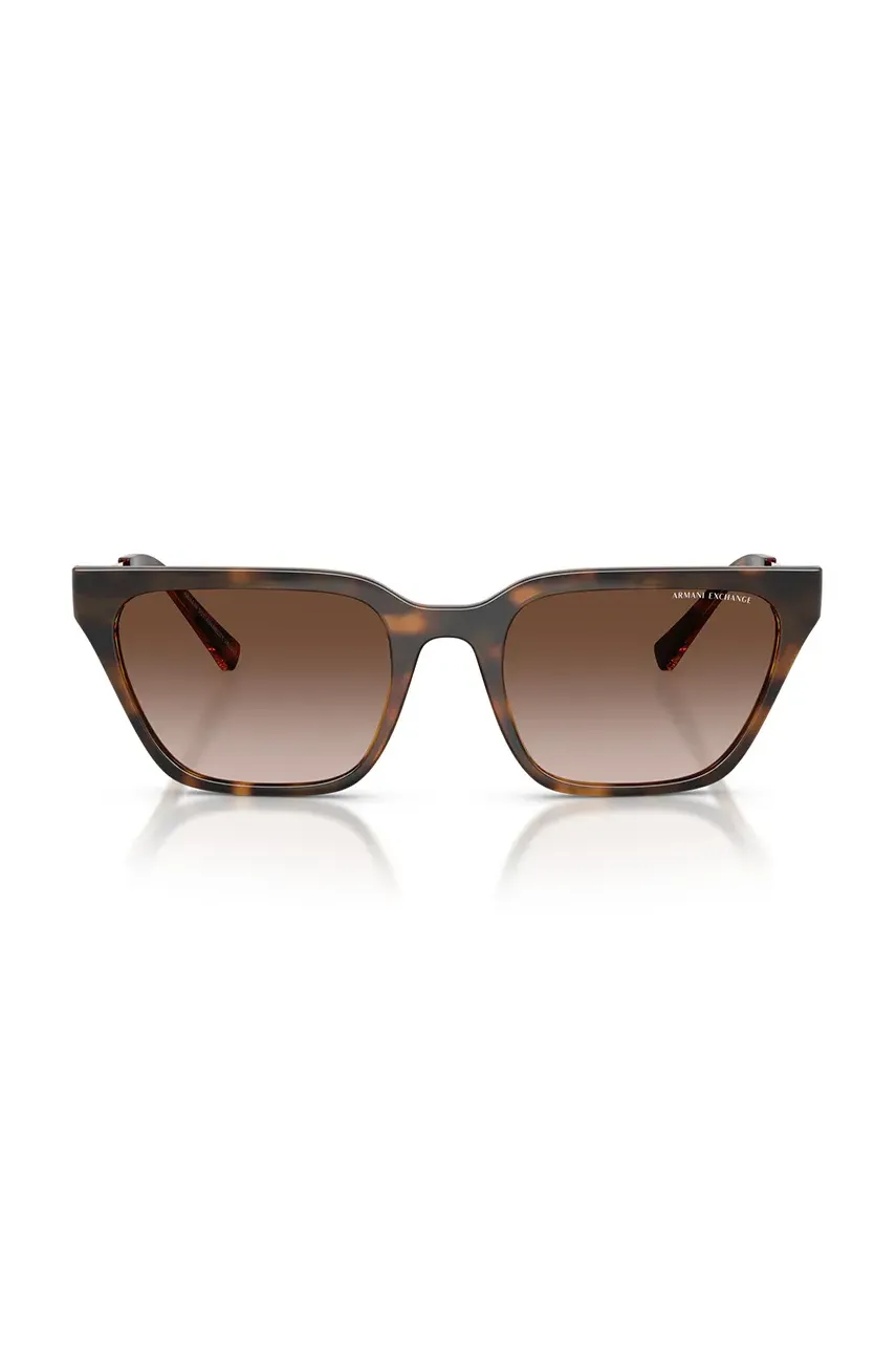 Солнцезащитные очки Armani Exchange женские цвет коричневый 0AX4158S Солнцезащитные очки Armani Exchange женские цвет коричневый 0AX4158S